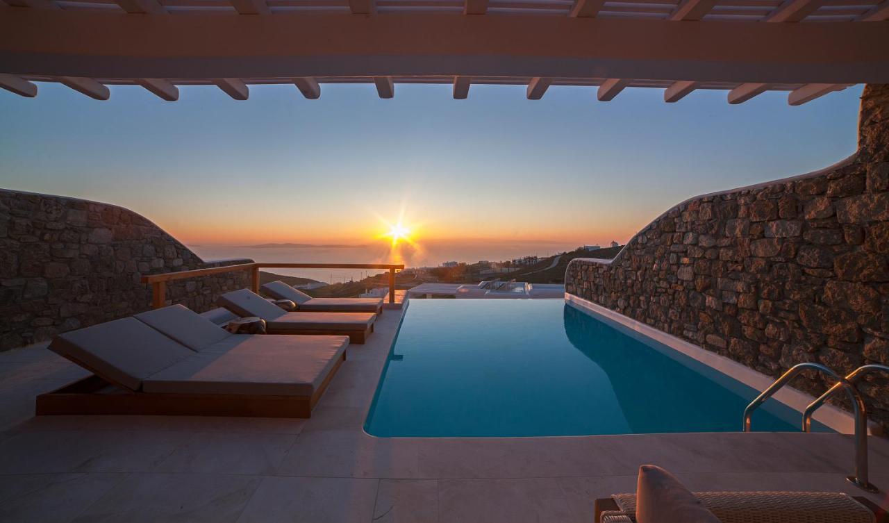 Villa Apollo-Private Pool-Amazing View Mykonos Town Kültér fotó